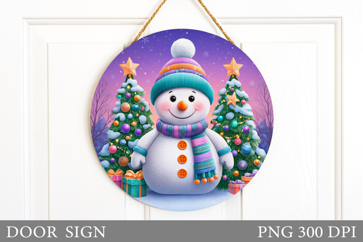 Christmas Snowman Clipart Image 11