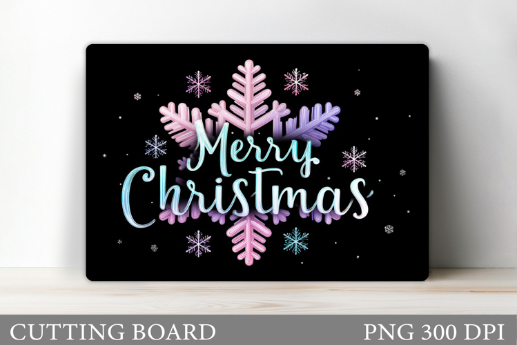 Merry Christmas Cutting Board. Christmas Cutting Board