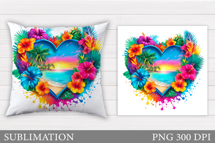 Sea Pillow Sublimation. Sea Pillow Design