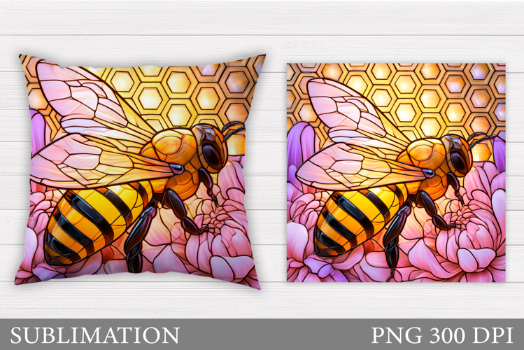 Bee Pillow Sublimation. Bee Sublimation