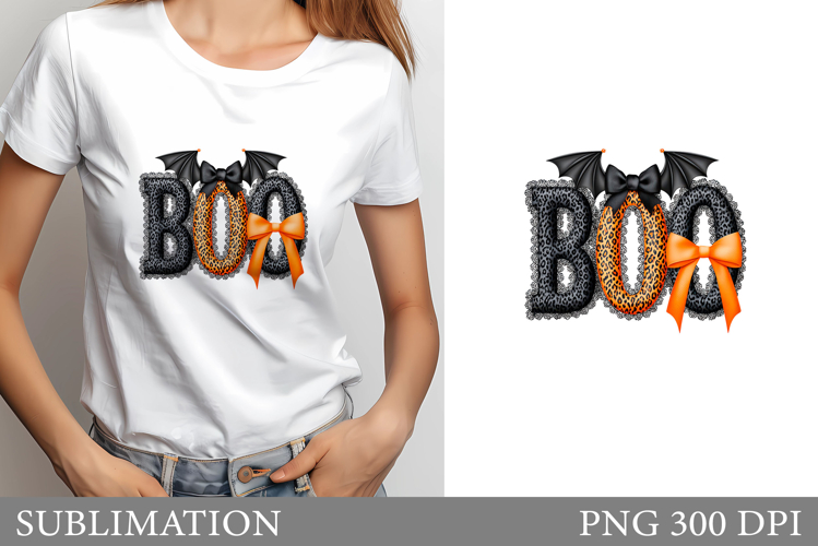 Boo T-Shirt Design. Boo Sublimation