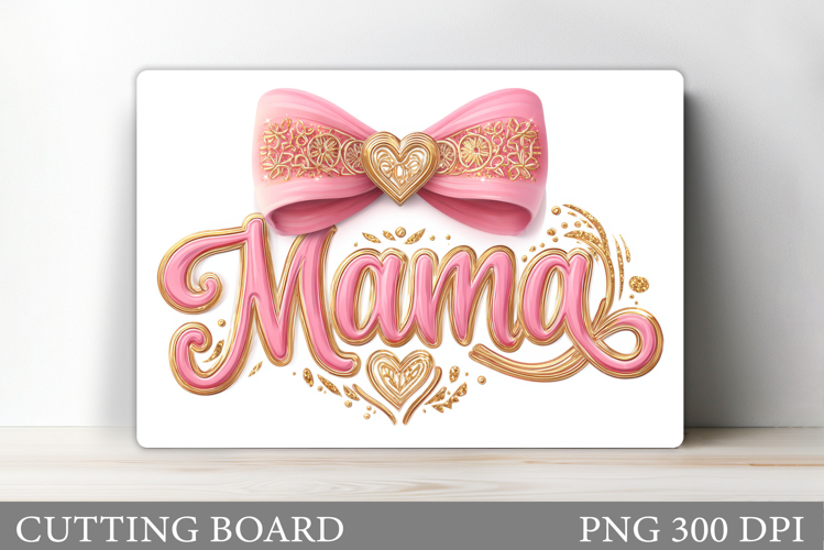 Mother's Day Cutting Board. Floral Cutting Board Sublimation