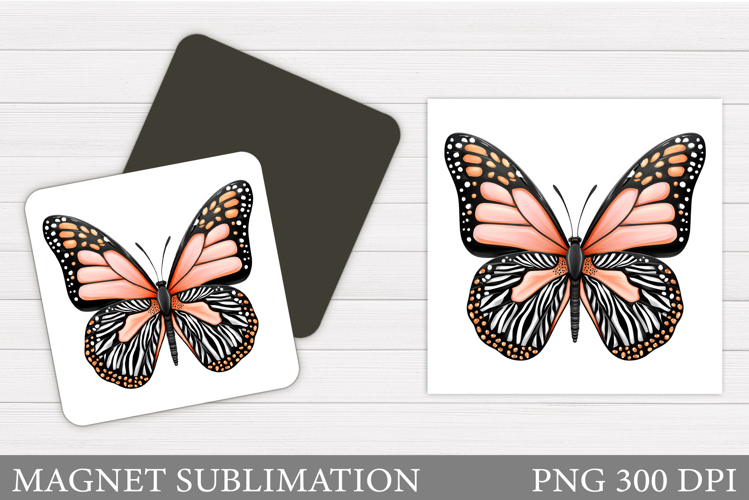 Butterfly Magnet Design. Butterfly Sublimation example image 1