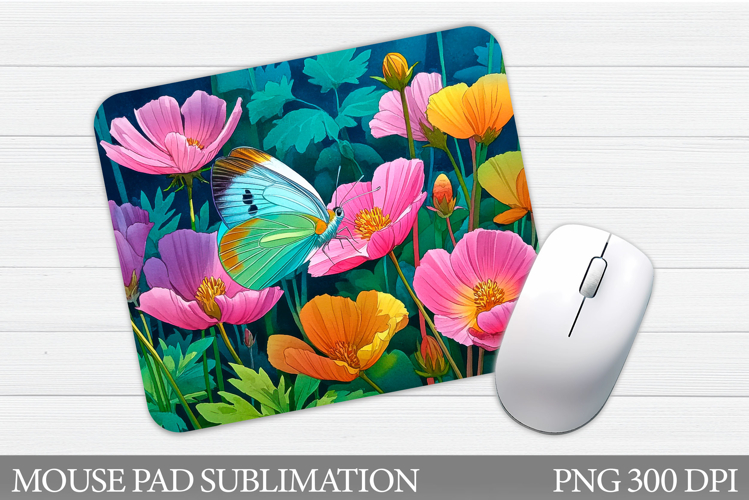 Butterfly Mouse Pad Design. Butterfly Sublimation