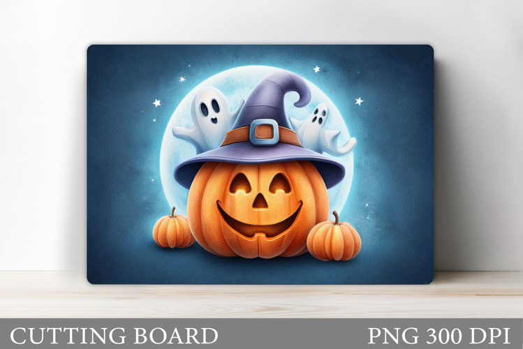 Halloween Pumpkin Cutting Board. Halloween Cutting Board