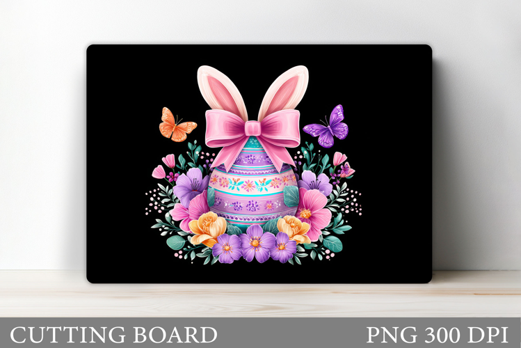 Easter Egg Cutting Board. Easter Cutting Board Sublimation