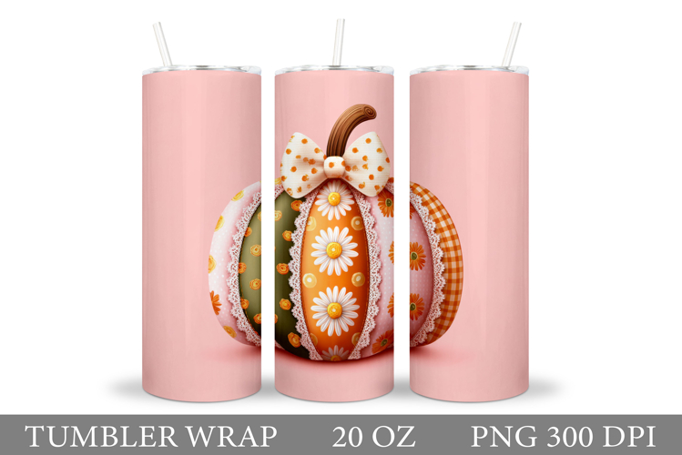 Pumpkin Tumbler Design. Pumpkin Sublimation