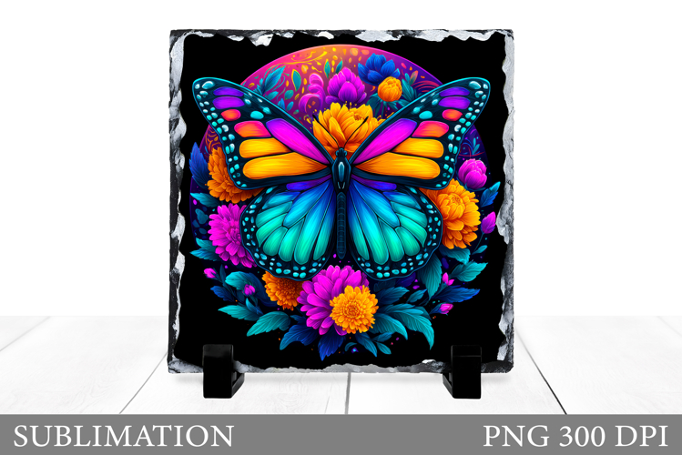 Butterfly Sublimation. Butterfly Slate Sublimation