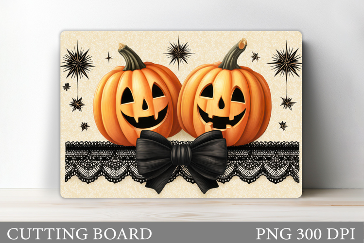 Halloween Pumpkin Cutting Board. Halloween Cutting Board