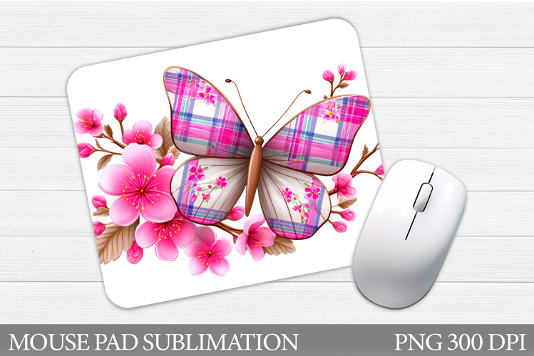 Butterfly Mouse Pad Design. Butterfly Sublimation
