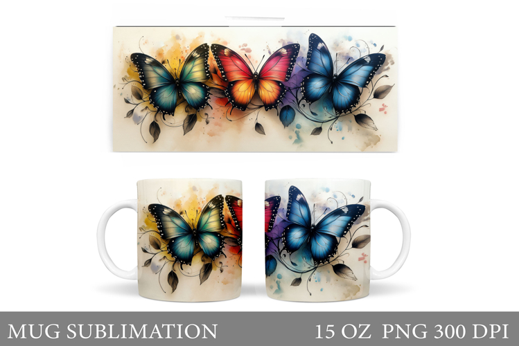 Watercolor Butterfly Clipart Image 22