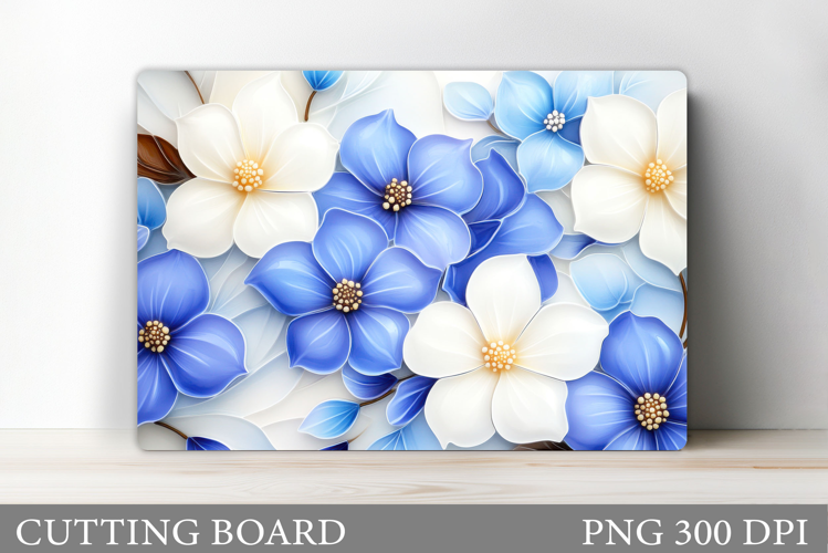 Floral Cutting Board Design. Flowers Cutting Board