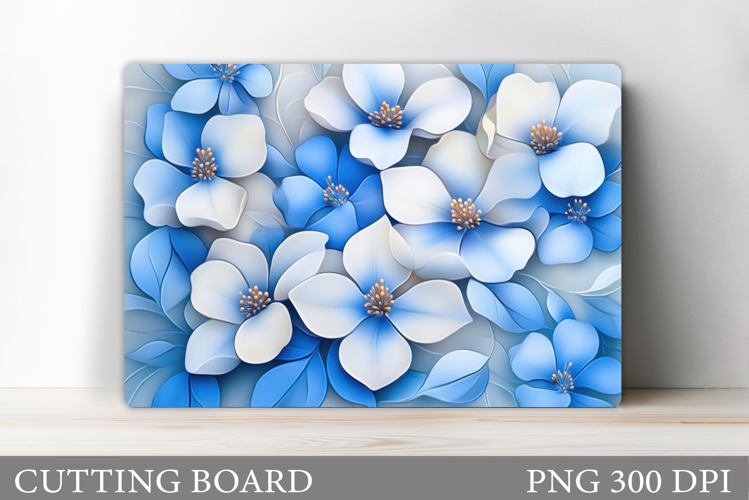 Flowers Cutting Board. Floral Cutting Board Sublimation