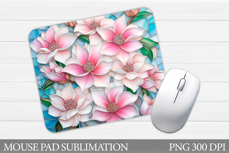 Floral Mouse Pad Design. Flowers Mouse Pad Sublimation