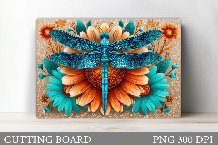 Dragonfly Cutting Board Design. Dragonfly Sublimation