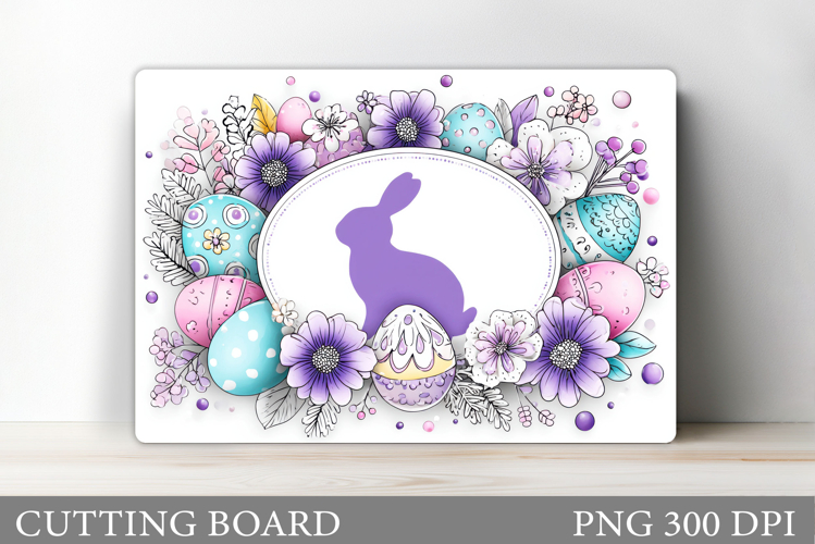 Easter Bunny Cutting Board. Easter Cutting Board Sublimation