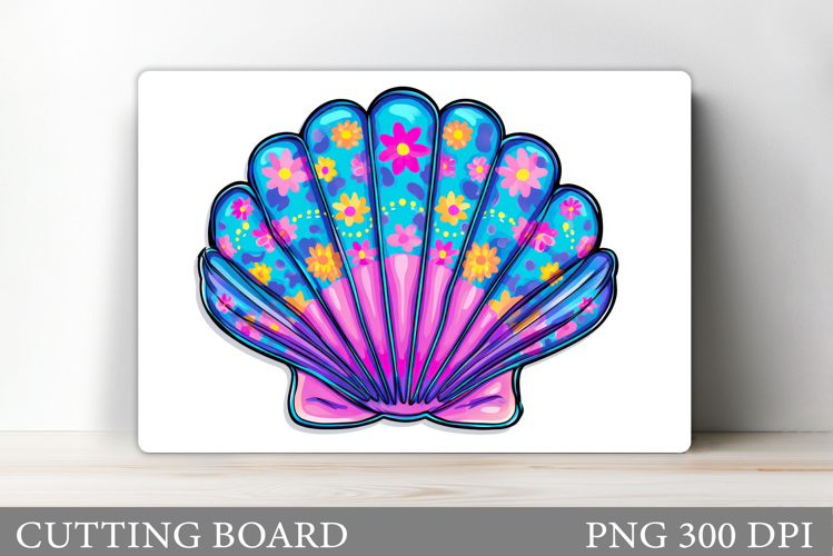 Seashell Cutting Board. Seashell Kitchen Cutting Board