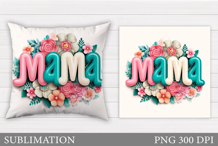 Mother's Day Sublimation. Mother's Day Pillow Sublimation example image 1