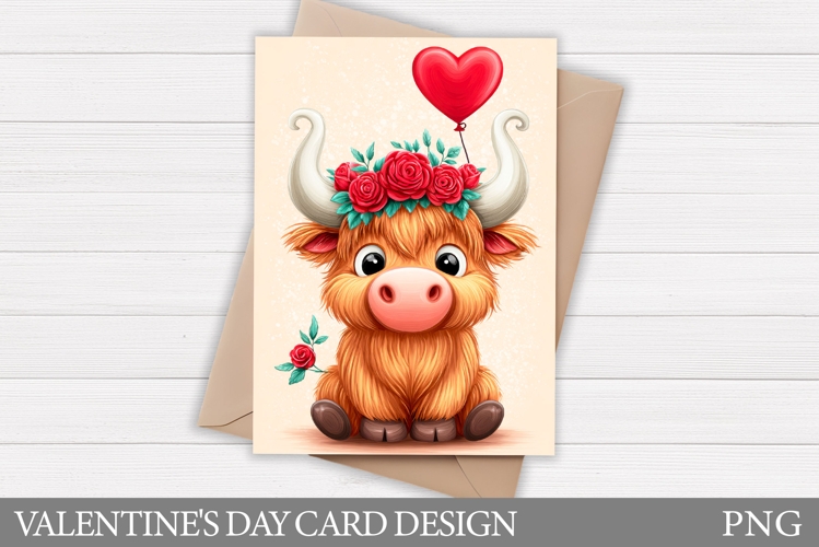 Valentines Cow Card Design. Valentines Card Printable