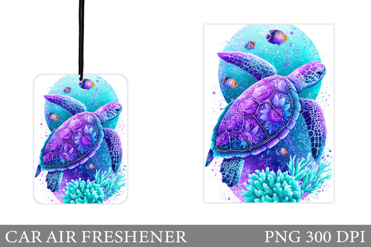 Turtle Car Air Freshener. Sea Car Air Freshener Design