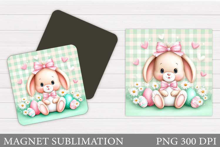 Easter Bunny Magnet Design. Easter Bunny Sublimation