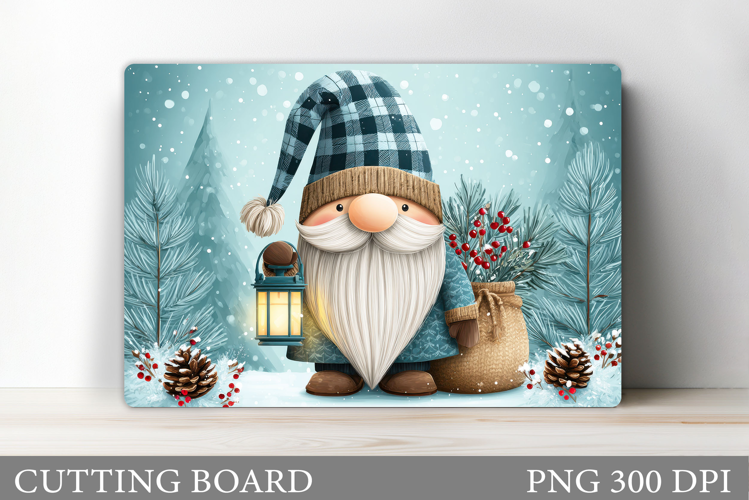 Christmas Gnome Cutting Board. Christmas Cutting Board