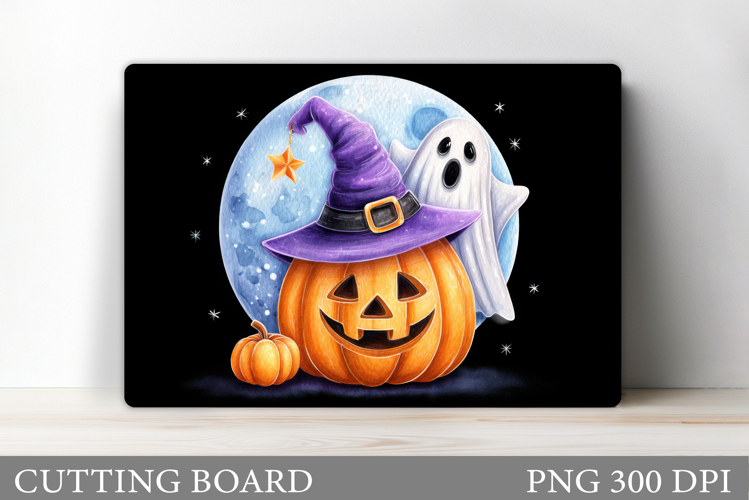 Halloween Cutting Board. Pumpkin Cutting Board Sublimation