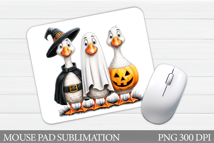 Halloween Goose Mouse Pad. Halloween Mouse Pad Design