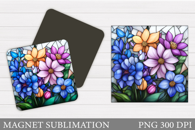 Blue Flowers Clipart Image 6