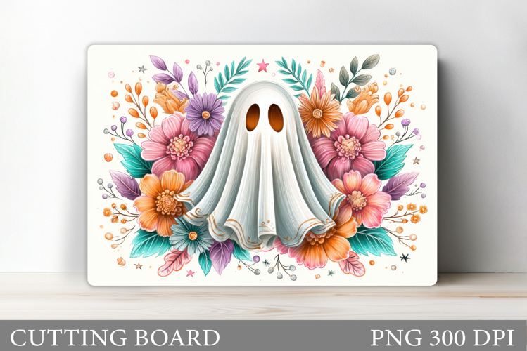 Halloween Ghost Cutting Board. Halloween Cutting Board