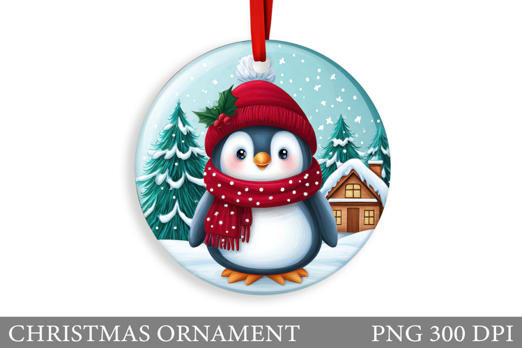 Christmas Penguin Clipart Image 7