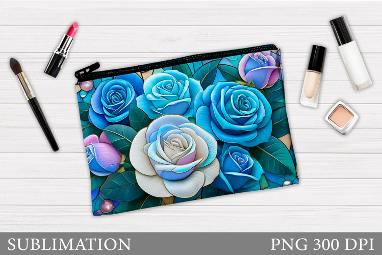 Roses Cosmetics Bag Design. Roses Sublimation