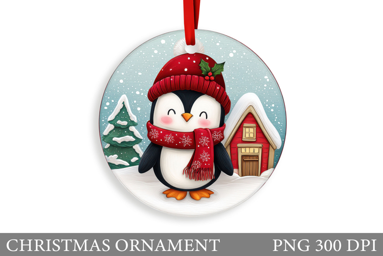 Christmas Penguin Clipart Image 5
