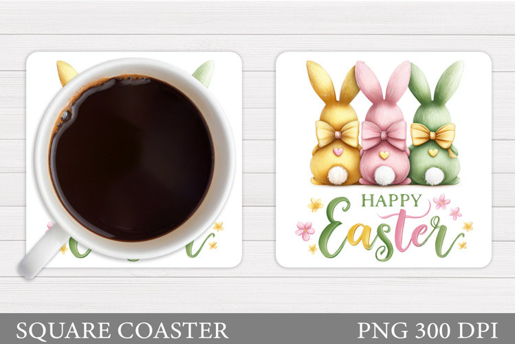 Easter Bunny Coaster. Bunny Easter Coaster Design