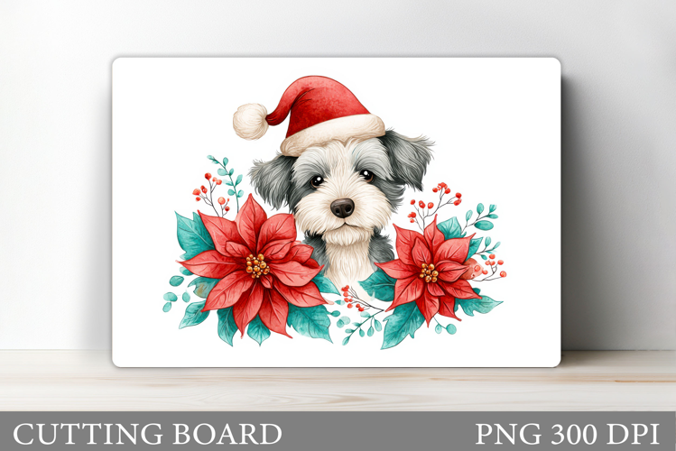 Christmas Dog Cutting Board. Christmas Cutting Board Design