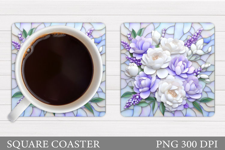 Roses Coaster Design. Roses Sublimation