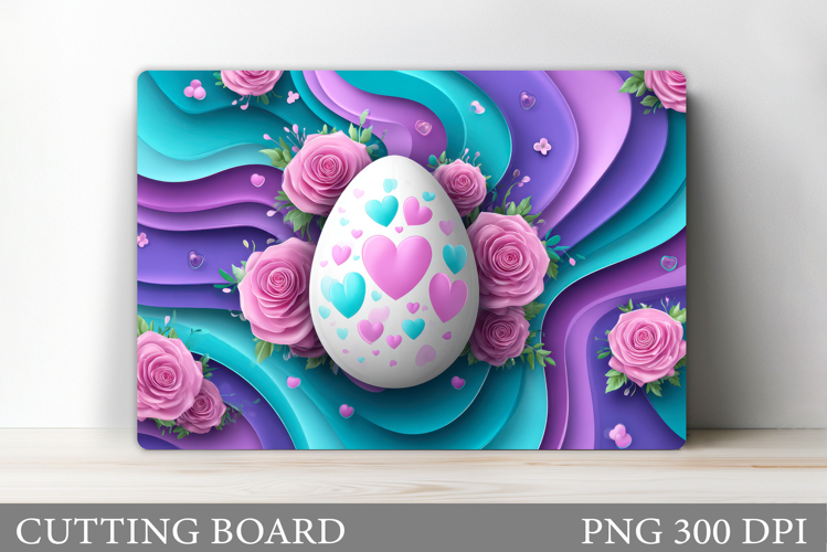 Easter Egg Cutting Board. Easter Cutting Board Design