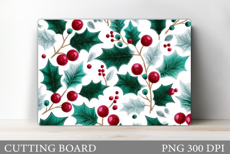 Christmas Cutting Board Design. Christmas Sublimation example image 1