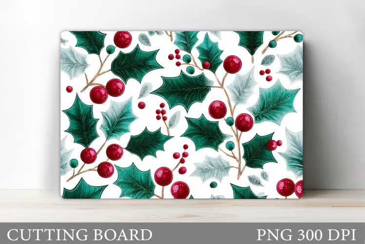 Christmas Cutting Board Design. Christmas Sublimation