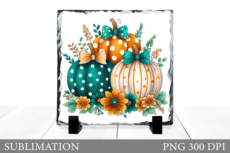 Pumpkin Slate Design. Pumpkin Sublimation