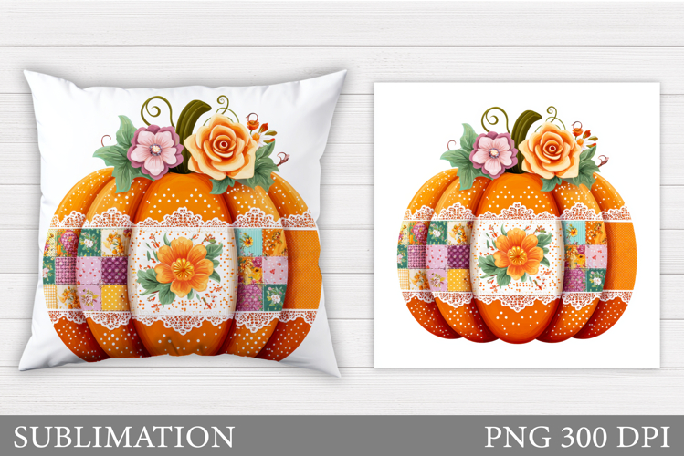Pumpkin Pillow Design. Pumpkin Sublimation