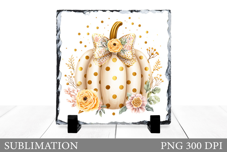 Pumpkin Slate Design. Pumpkin Sublimation