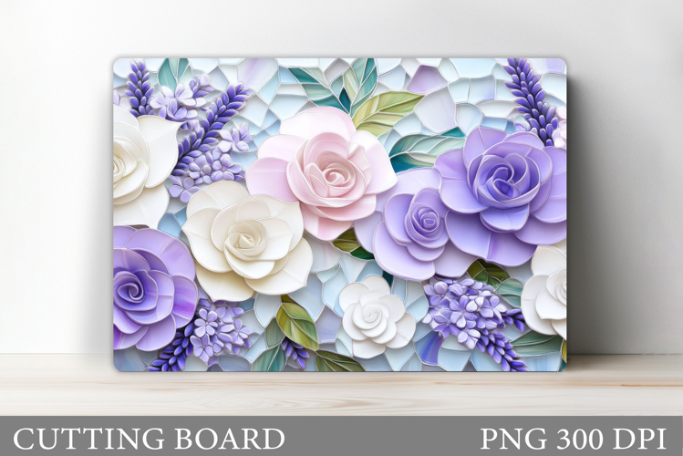 Roses Cutting Board Design. Roses Sublimation