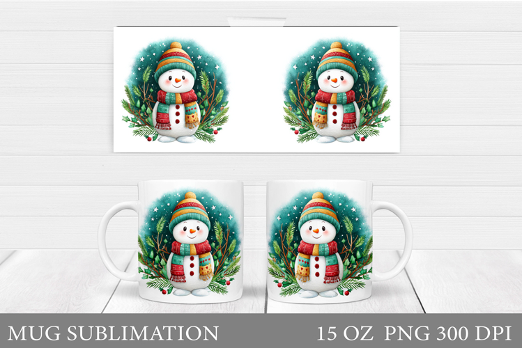 Cute Snowman Clipart Image 4