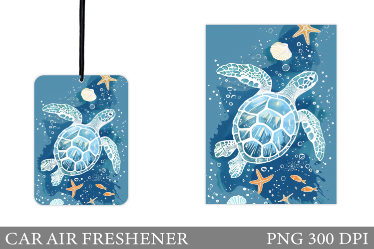 Turtle Car Air Freshener. Sea Car Air Freshener Design