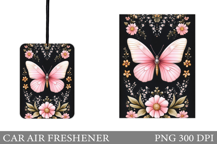 Butterfly Car Air Freshener. Car Air Freshener Sublimation