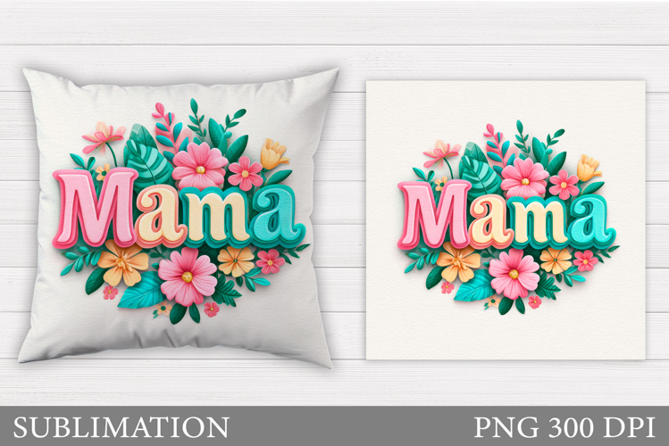 Mother's Day Pillow Design. Mother's Day Sublimation