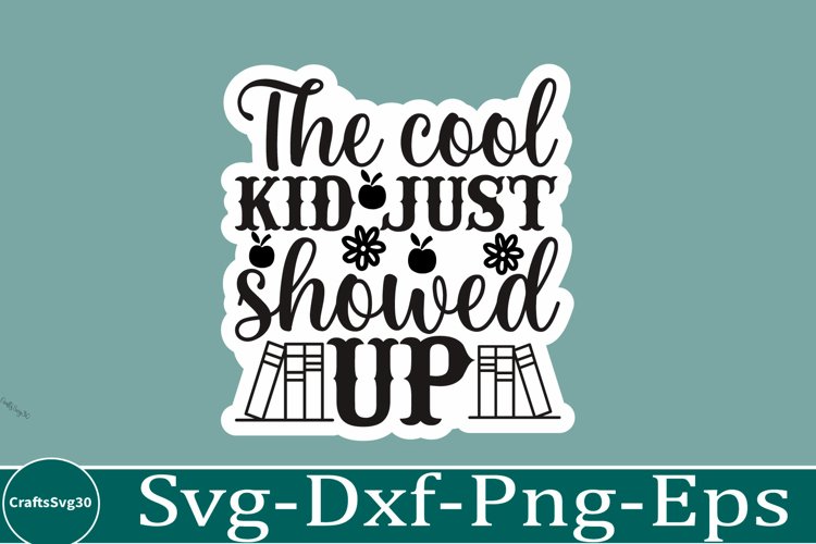 Back To School sticker svg Design School   Teacher SVG