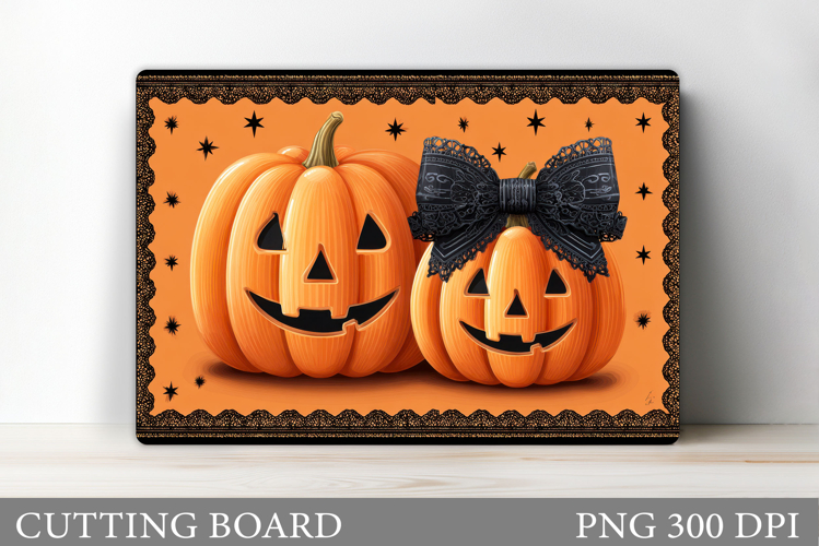 Halloween Pumpkin Cutting Board. Halloween Cutting Board
