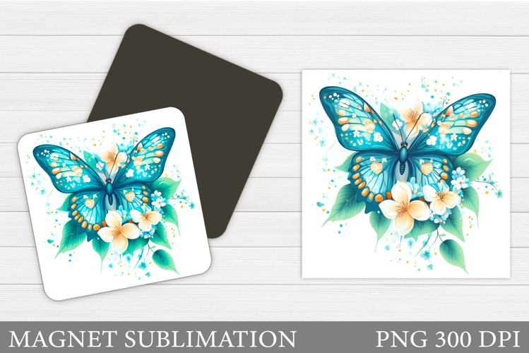 Butterfly Magnet Design. Butterfly Sublimation